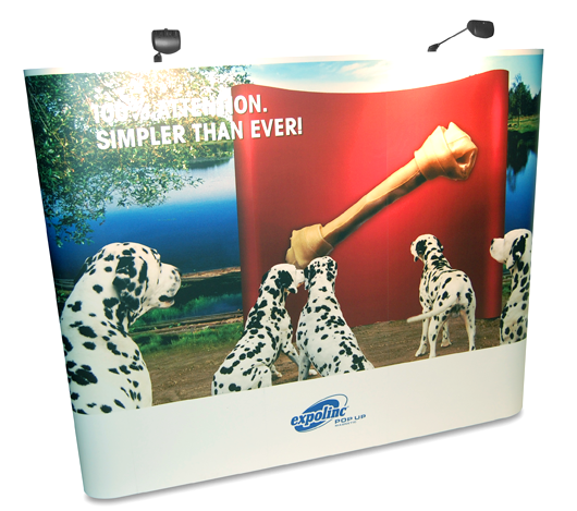 Expolinc spots beurswand Expolinc spots beurswand