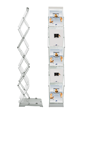 Expolinc display systeem brochure stand Expolinc brochure stand