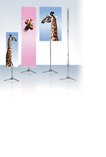 Expolinc display systeem pole system banner Expolinc pole system banner