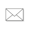 Witte envelop voor A6 kaart (110 x 156 mm)