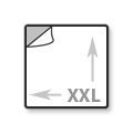 Sticker groot 1 x 1 meter - bedrukt in full-color