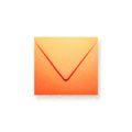 Oranje enveloppen 120x120mm - Gratis bezorgd