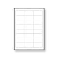 Bedrukte etiketten 21 op een A4 (70 x 42 mm ) - 100 vel