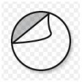 Transparante stickers rond 7,5 cm - bedrukt in full-color