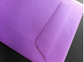 Paarse enveloppen 110x156mm - Gratis bezorgd