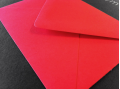 Rode enveloppen 160x160mm - Gratis bezorgd