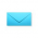 Blauwe enveloppen 110x220mm - Gratis bezorgd