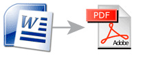 Converteren van Microsoft Office Word naar PDF bestanden